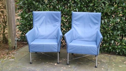 Montis Charly leren fauteuils., Huis en Inrichting, Fauteuils, Leer, 50 tot 75 cm, 75 tot 100 cm, Ophalen of Verzenden