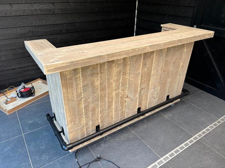 Unieke kwaliteit buitenbar van steigerhout of douglashout, Tuin en Terras, Tuinmeubel-accessoires, Nieuw, Ophalen