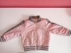 Roze bomberjack met grijze panterprint maat 80, Gebruikt, Meisje, Dirkje, Ophalen of Verzenden