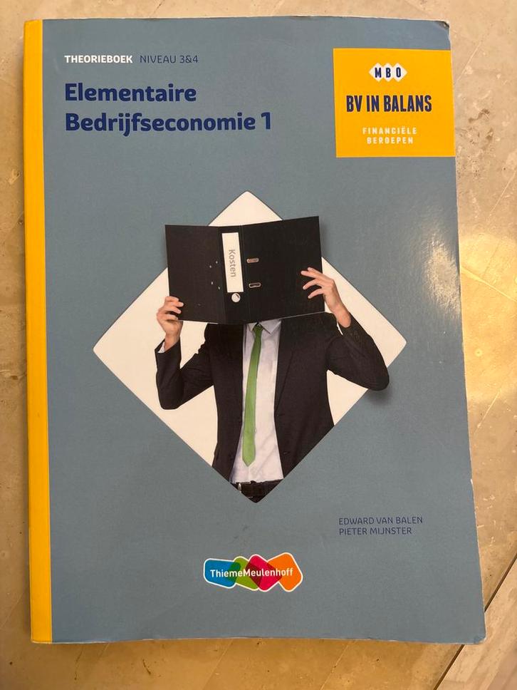 Bedrijfseconomie 1 - BV in Balans, Boeken, Schoolboeken, Gelezen, Bedrijfseconomie of M&O, Overige niveaus, Ophalen of Verzenden