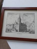 Oude Stadsgezichten Rotterdam & Amsterdam (3 stuks), Antiek en Kunst, Kunst | Etsen en Gravures, Ophalen