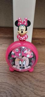 Minnie Mouse Wekker - Roze, Ophalen of Verzenden, Zo goed als nieuw, Analoog, Wekker of Tafelklok