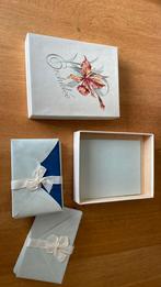 Effekt vintage briefpapier en Orchidée, Diversen, Schrijfwaren, Ophalen of Verzenden, Gebruikt