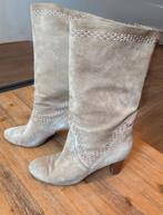 Progetto laarzen – suède, maat 39, made in Italy, Beige, Lage of Enkellaarzen, Ophalen of Verzenden, Gedragen