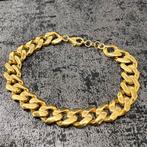 14 karaat gouden armband cuban schakel, Ophalen of Verzenden, Zo goed als nieuw, Goud