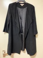 Zwarte lange jas maat 40, Kleding | Dames, Jasjes, Kostuums en Pakken, Maat 38/40 (M), Atmosphere, Zwart, Ophalen of Verzenden
