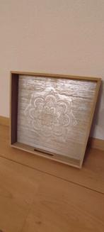 Mooi houten dienblad, Ophalen, Zo goed als nieuw, Rechthoekig, Hout