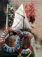 Oude vintage boot zeilboot modelbouw etalage deco mancave, Tuin en Terras, Tuinwanddecoratie, Ophalen, N, N, N