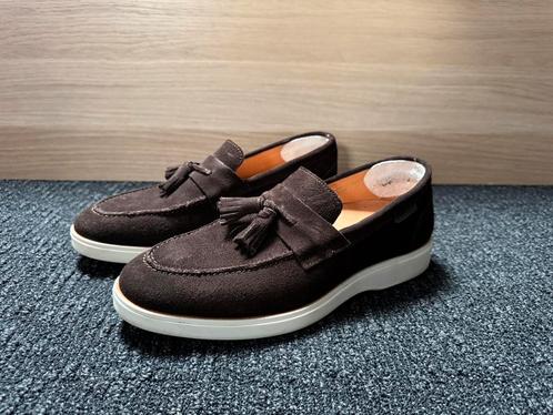 Manfield bruine suède loafers – Maat 41 – Als nieuw, Kleding | Heren, Schoenen, Ophalen of Verzenden