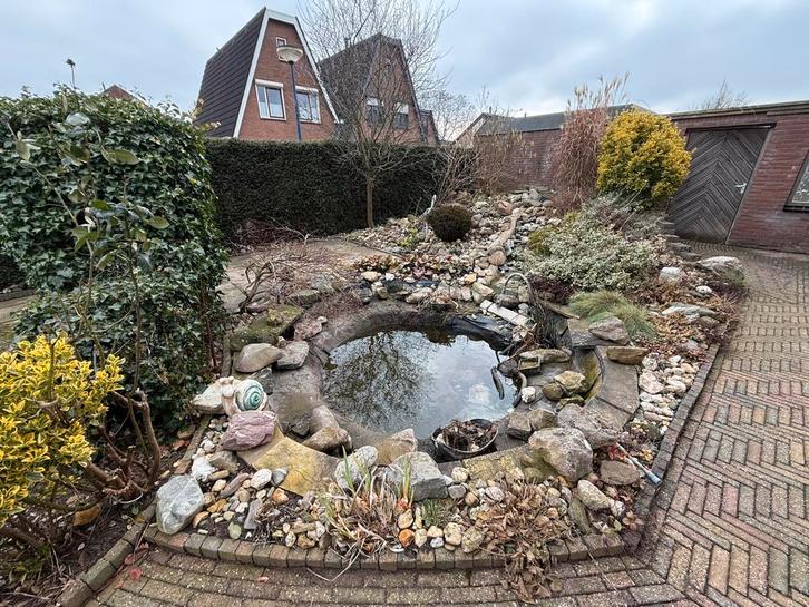Complete vijver + pomp + keien – alles zelf verwijderen, Tuin en Terras, Vijvers, Gebruikt, Ophalen