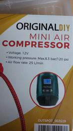 Mini Luchtcompressor - Draagbaar 12V, Caravans en Kamperen, Ophalen, Nieuw