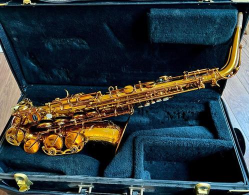 Selmer Reference 54 goudlak altsaxofoon, Muziek en Instrumenten, Blaasinstrumenten | Saxofoons, Zo goed als nieuw, Alt, Met koffer