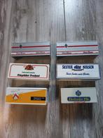 4 Dekzeilen en 2 bakken van bier vrachtwagens 1,00 p/s, Ophalen of Verzenden, Gebruikt, Bus of Vrachtwagen, Overige merken