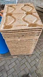 Geperste pallets 28 x,  80 x 60 cm teab., Doe-het-zelf en Verbouw, Hout en Planken, Ophalen, Zo goed als nieuw, Pallet, Minder dan 200 cm