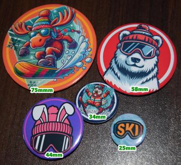 button glans rond in div maten en soorten van0,65 tot 1,25 beschikbaar voor biedingen