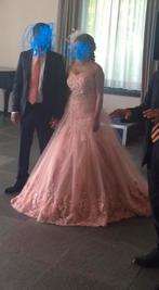 Trouwjurk, Ophalen, Zo goed als nieuw, Roze, Trouwjurk