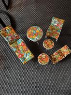 Poppen huis tuinmeubels bloemen print, Ophalen of Verzenden