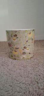 Fleurige bloempot, nieuw! - 12x13,5 cm, Rond, Nieuw, Binnen, Ophalen of Verzenden