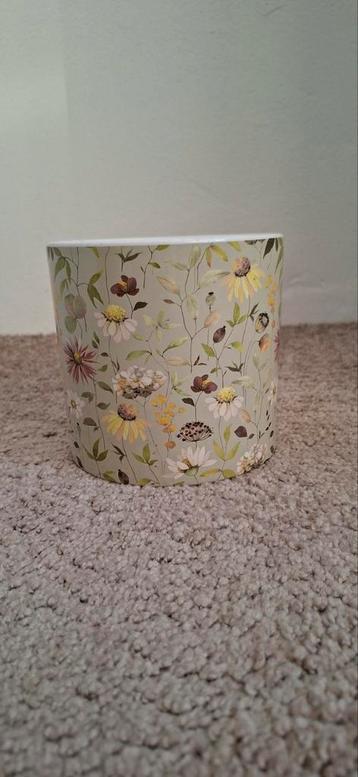 Fleurige bloempot, nieuw! - 12x13,5 cm beschikbaar voor biedingen