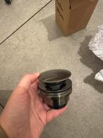 Blue label brondby wastafel afvoerplug. Gun metal., Ophalen of Verzenden, Nieuw, Wastafel