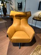 Nasto Fauteuil Showroommodel – Loxton Leder + Kanteling, Ophalen of Verzenden, Zo goed als nieuw, 75 tot 100 cm, Fauteul stoel kantelsysteem