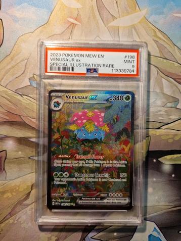 Venusaur PSA 9 Slab 198/165 Scarlet And Violet 151 Mew beschikbaar voor biedingen