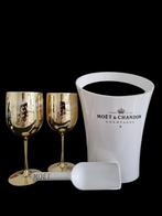 Moet&Chandon Champagne Koeler 2 Gouden Glazen Ijsschep+Kado., Ophalen of Verzenden, Nieuw, Overige typen