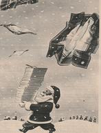 Retro reclame 1952 Swan zakdoeken van de Kerstman, Verzenden, Overige typen