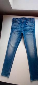 PME LEGEND SKYHAWK SLIM STRAIGHT STRETCH DESTROY JEANS 32/36, Kleding | Heren, Ophalen of Verzenden, Zo goed als nieuw, Blauw