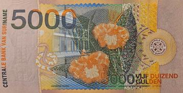 5.000 Gulden Suriname UNC beschikbaar voor biedingen