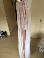 Mooie witte wieghemel met roze details, Kinderen en Baby's, Ophalen of Verzenden, Zo goed als nieuw, Wieg