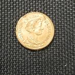 1912 Gouden 5 Gulden vijfje Wilhelmina munt verguld naslag, Postzegels en Munten, Munten | Nederland, Verzenden, 5 gulden, Goud