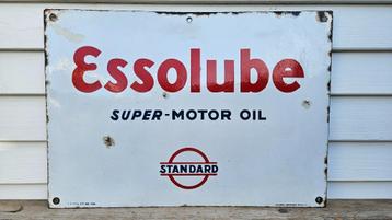 Emaille Reclamebord Esso Standard  beschikbaar voor biedingen