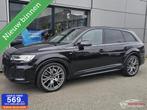 Audi Q7 55 TFSI e quattro 3x S-Line Panorama/RS Seats/Luchtv, Automaat, Zwart, 2995 cc, Leder