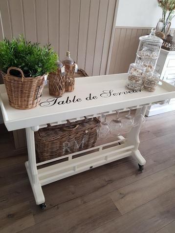 Riviera maison  table de serveur   wit  beschikbaar voor biedingen