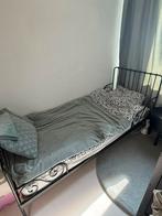 IKEA Minnen Meegroei Bed - Zwart Gespoten, Huis en Inrichting, Slaapkamer | Bedden, Ophalen, Gebruikt, 90 cm, Eenpersoons