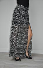 rok met split m,s, aztec rok 36, divided rok s,, H&M, Zwart, Nieuw, Ophalen of Verzenden