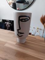 H&M home keramieke vaas gezicht, Ophalen of Verzenden, Zo goed als nieuw