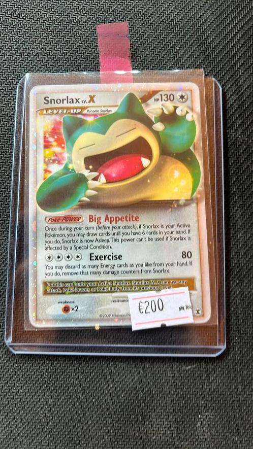 Snorlax - Pokemon, Hobby en Vrije tijd, Verzamelkaartspellen | Pokémon, Zo goed als nieuw, Losse kaart, Ophalen of Verzenden