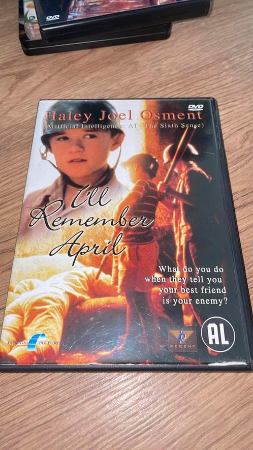 I’ll Remember April met Haley Joel Osment en Pat Morita., Cd's en Dvd's, Dvd's | Avontuur, Zo goed als nieuw, Vanaf 16 jaar, Ophalen of Verzenden