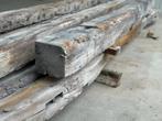 4 oud eiken balken tot 4 meter lang. Circa 20x20cm., Ophalen, Gebruikt, 250 cm of meer, Balken