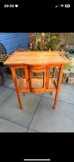 Mooi Antiek theekast, Huis en Inrichting, Tafels | Sidetables, Ophalen, 50 tot 100 cm, Zo goed als nieuw, 25 tot 50 cm