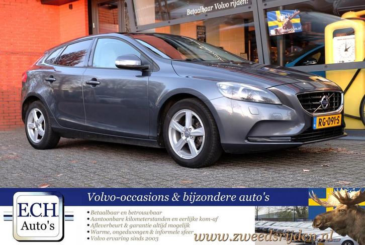 Volvo V40 D2 115 pk, Leer, Panoramadak, Stoelverwarming, Nav, Auto's, Volvo, Bedrijf, Te koop, V40, ABS, Airbags, Airconditioning