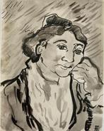 Originele pentekening naar Vincenr van Gogh, Antiek en Kunst, Kunst | Tekeningen en Foto's, Ophalen of Verzenden