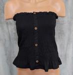 Nieuwe strapless ruffle top van Tiffany & Tomato mt XL., Ophalen of Verzenden, Zo goed als nieuw, Maat 46/48 (XL) of groter, Zonder mouw