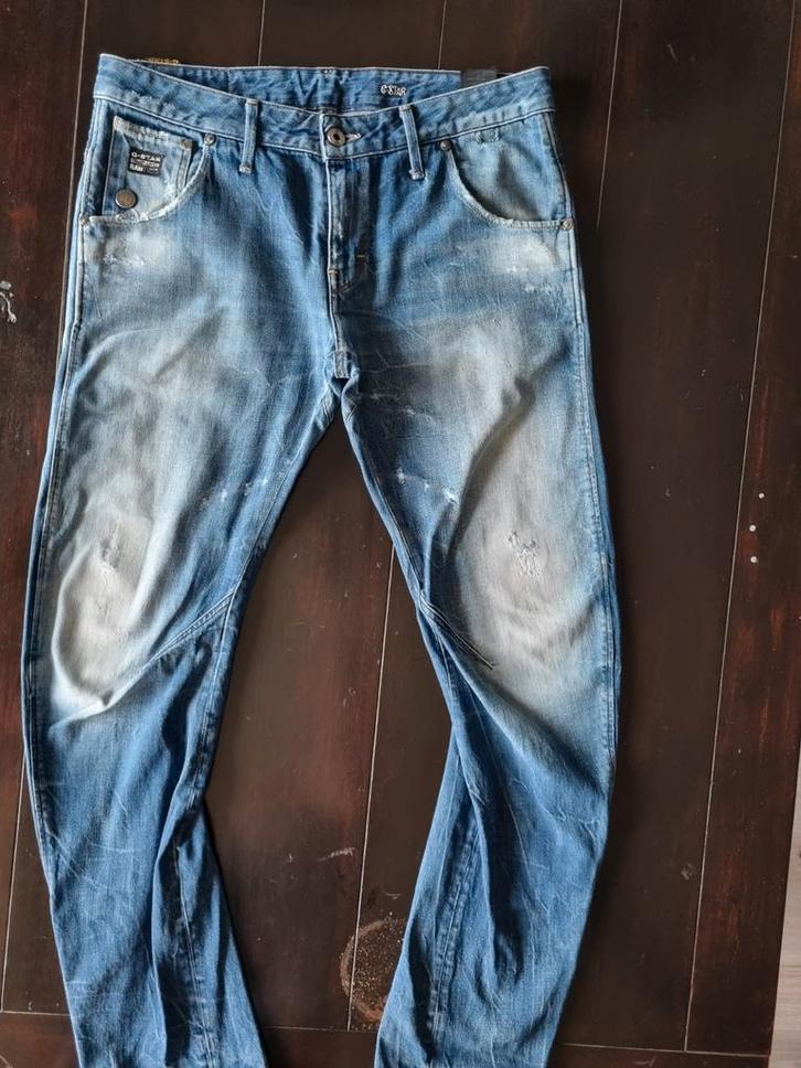 CLASSIC G STAR RAW ARC 3D SLIM JEANS SIZE 34/32, Kleding | Heren, Spijkerbroeken en Jeans, Zo goed als nieuw, W33 - W34 (confectie 48/50)