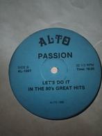 12'' 80's mix Passion - Let's do it in the 80's, Ophalen of Verzenden, 1980 tot 2000, Gebruikt, 12 inch