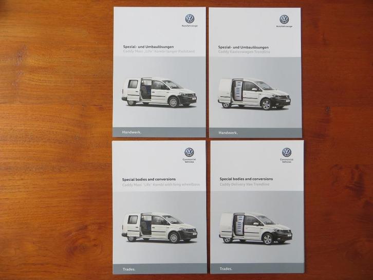 Volkswagen informatiekaarten: Caddy Maxi Life Kombi, Van, Boeken, Auto's | Folders en Tijdschriften, Nieuw, Volkswagen, Ophalen of Verzenden
