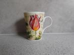 Mok Fine Bone China "Tulp" Crown Trent, Huis en Inrichting, Keuken | Servies, Ophalen of Verzenden, Zo goed als nieuw, Overige stijlen