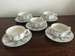 Torgau Margot servies set 5 kopjes + 5 bordjes, Ophalen of Verzenden
